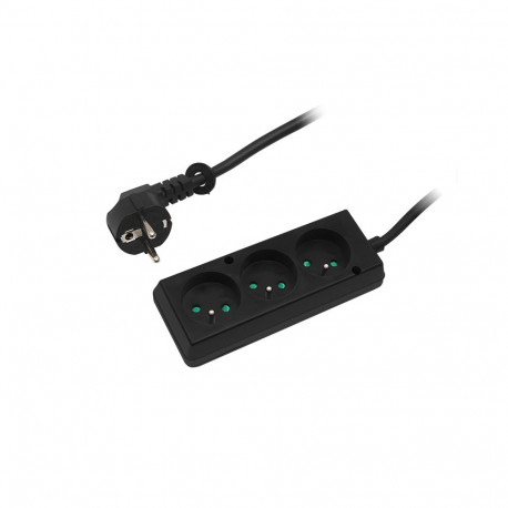 4806# ps-370 3-pesaga maandusega 3m must 3x1,5mm pikendusjuhe