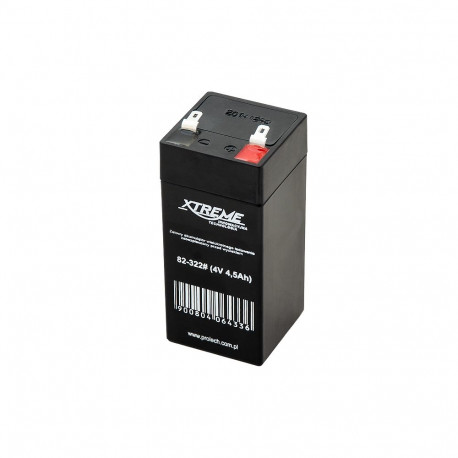 82-322# geelakuga akumulaator 4v 4,5ah xtreme 101x48x49_4,8