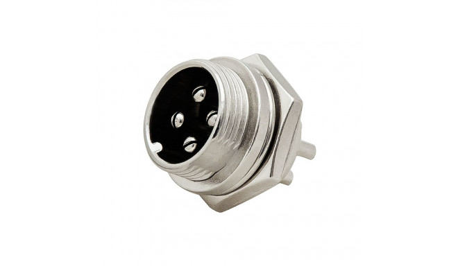 24-768# Gniazdo cb mikrofonowe 4pin do obudowy