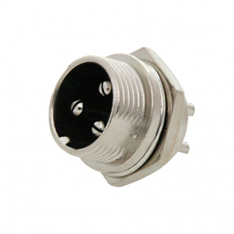 24-767# Gniazdo cb mikrofonowe 3pin do obudowy (5 tk.)