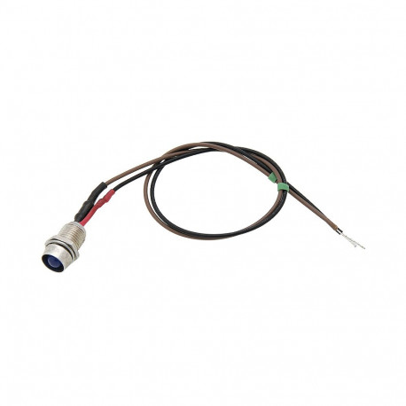 1617# diood-led 5mm (sinine 12v) indikaator juhtmega (10 tk.)