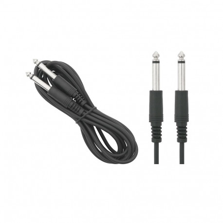 0035# ühenduskaabel 6,3mn pistik - 6,3mn pistik 1 m