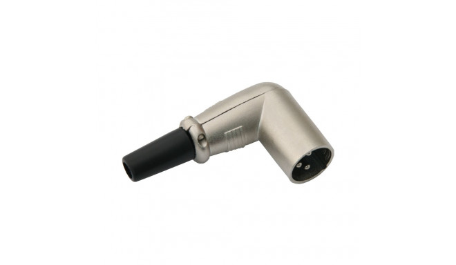 1655# xlr 3p mikrofonipistik kaablile nurga all (10 tk.)