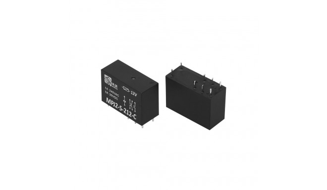 8362# mpjs212c 12v (s142c12v) relee, mähis 12v, kontaktid 2x 5a/250vac