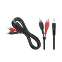 4337# Przyłącze wtyk 3,5st-2xwtyk rca 15m