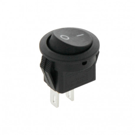 2922# Przełącznik mk101-8c on-off czarny okrągły-2p (20 tk.)