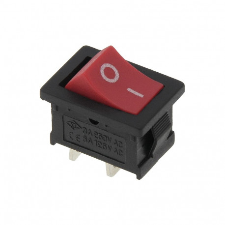 3924# Przełącznik mk1012c czerwony kołyskowy (20 tk.)