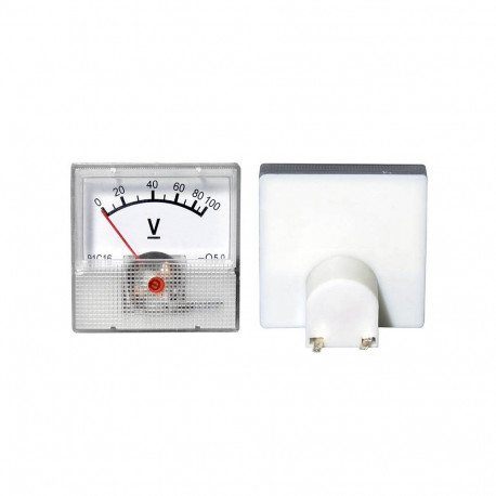51-611# Miernik analogowy voltomierz kwadrat mini 100v