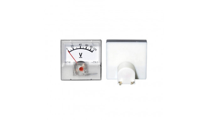 51-611# Analoogvoltmeeter ruudukujuline mini 100V