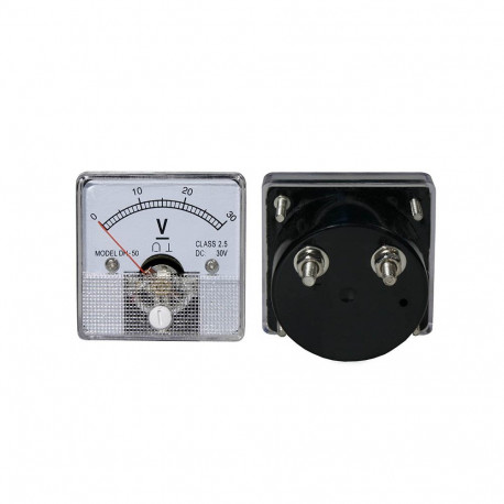 51-230# analoog voltmeeter ruudukujuline 30v