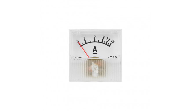 51-515# Analoogampermeeter ruudukujuline mini 15A + šunt