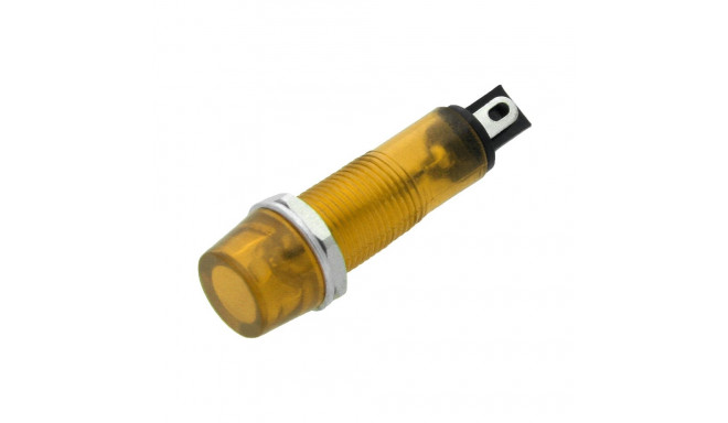 0654# neoonkontrolltuli 9 mm (kollane) 230 V (20 tk.)