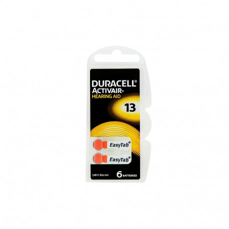 8747# Duracell 13A kuuldeaparaadi patarei 6tk