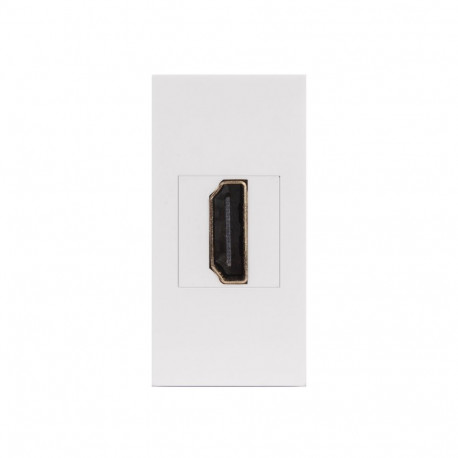 Gniazdo HDMI Maclean, pojedyncze, białe, MCE720W