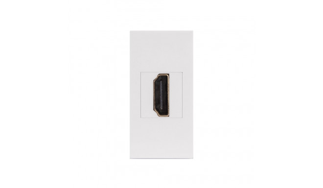 Gniazdo HDMI Maclean, ühekordne, valge, MCE720W