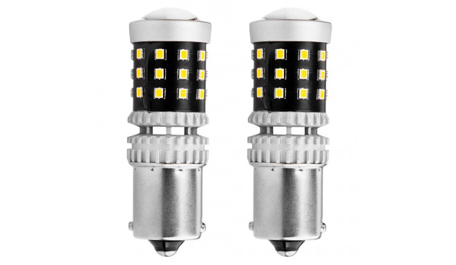 LED-pirnid Canbus 2016 39SMD 1156 BA15S P21W R10W R5W valge 12V 24V AMIO-02799