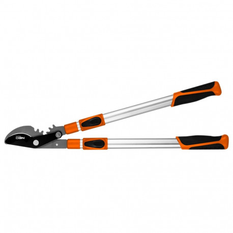 By-pass oksakäärid 665 mm, lõikeulatus kuni 42 mm, ülekandega, teleskoopilised käepidemed