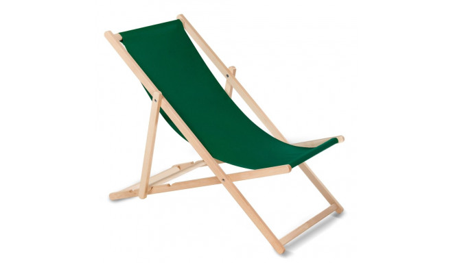 Leżak klasyczny bukowy GreenBlue GB183 ciemnozielony