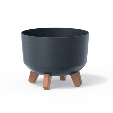 Gracia lillepott Standard Eco Wood DGRL240W, antratsiit eco