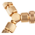 Złączka przelotowa 1/2", mosiężna
