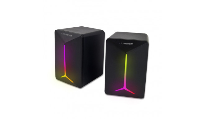 EGS105 Esperanza 2.0 usb led vikerkaare kõlarid frevo