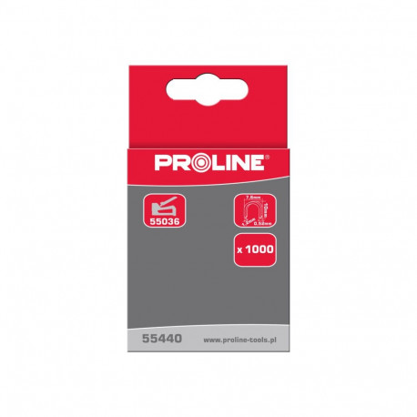 Poolümmargused klambrid tüüp l, 12mm, 7,6*1,2mm, 1000 tk, proline