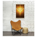 Grzejnik na podczerwień - giętki panel grzewczy 430W TRIO wzór 12 gołąb, wymiary 100x57cm z regulato
