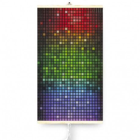 Grzejnik na podczerwień - giętki panel grzewczy 430W TRIO wzór 4 mozaika, wymiary 100x57cm z regulat