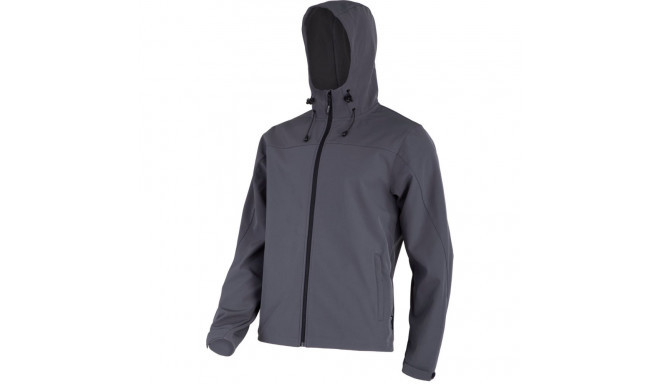 Softshell kapuutsiga jope, hall, "m", ce