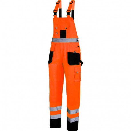 Hoiatusaednikupüksid must-oranž, "3XL", CE