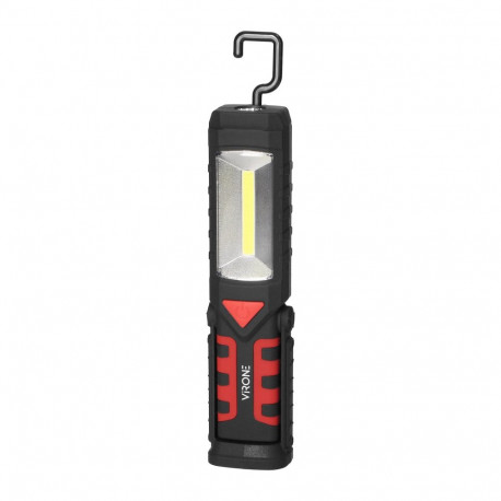 Töökoja LED COB 3W+1W LED 2800mAh taskulamp powerbank-funktsiooniga
