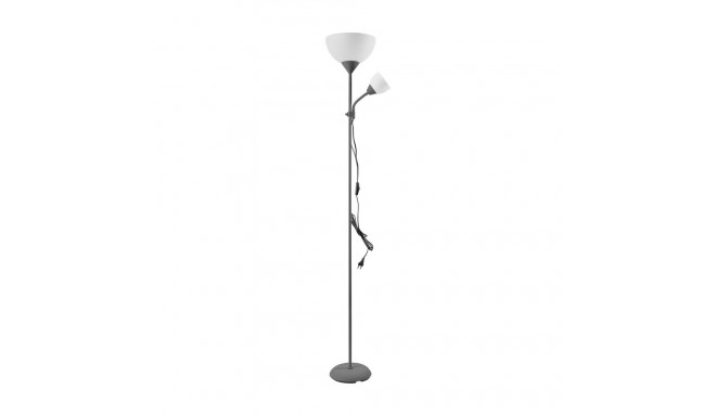 Lampa stojąca podłogowa URLAR, 175 cm, max 25W E27, max 25W E14, szara