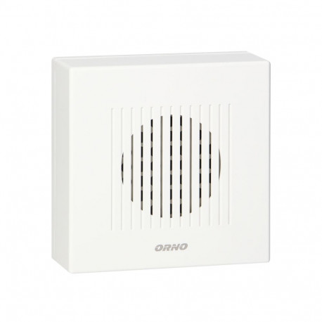 Dzwonek przewodowy elektroniczny jednotonowy RINGIL MINI AC, 230V, biały
