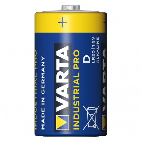 20x patareid R-20 LR20 D aluselised Varta Industrial