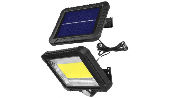 Solarny LED valgusti liikumisanduriga Maclean, IP44, 5W, 400lm, 6000K, liitiumakuga 1300 mAh, 5,5V D