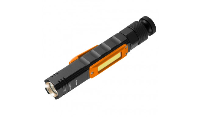 akuga taskulamp USB 300 lm 2-in-1 CREE XPE + COB LED