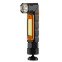 Latarka akumulatorowa USB 300 lm 2 w 1 CREE XPE + COB LED