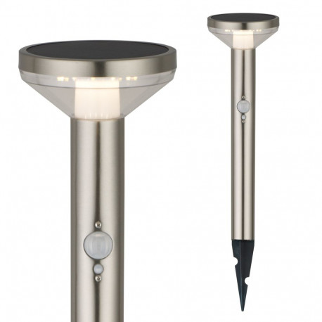 Solaarne LED lamp Maclean, anduriga, 3 režiimi, maasse torgatav, Li-ion 18650, IP44, 3,7V, 1200 mAh,