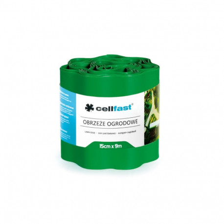 Obrzeże ogrodowe laineline 15cm x 9m Cellfast roheline