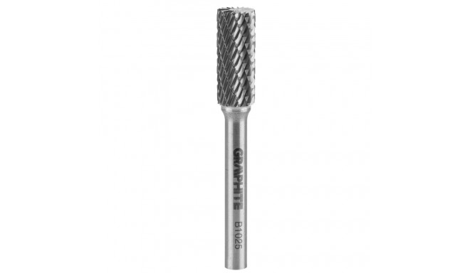 Metallifrees HM, tüüp B (silindriline ülemiste lõikehammastega), 10 x 25 mm, vars 6 x 45 mm