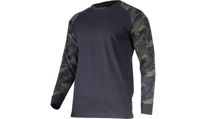 Koszulka z dł. rękaw. 190g/m2, moro-czar., "2xl", ce,lahti