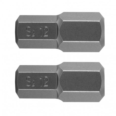 HEX-otsik 12 x 30 mm, S2, 2 tk