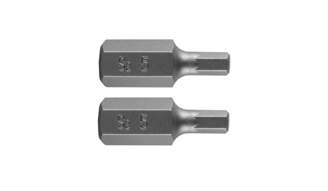 HEX-otsik 5 x 30 mm, S2 x 2 tk.