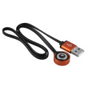 Latarka czołowa akumulatorowa 600 lm USB magnetyczne ładowanie CREE XPG3 LED
