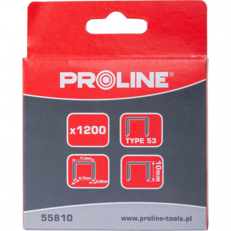 Zszywki typ a/53, 14mm, 11,3*0,75mm, 1200 szt, proline