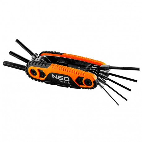 Kuuskantvõtmed hoidikuga 1.5, 2, 2.5, 3, 4, 5, 6, 8 mm