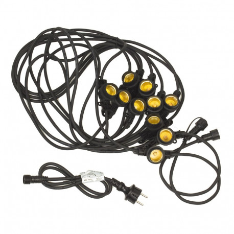 Girlanda ogrodowa Maclean, Łańcuch świetlny, Do wewnątrz oraz na zewnątrz, IP44, 10xE27, Max. obciąż
