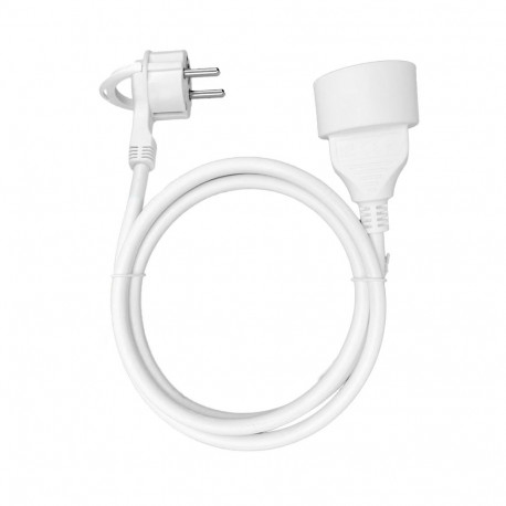 Przedłużacz domowy jednogniazdowy, 1x2P+Z 5m,kabel PVC H05VV-F 3x1,5mm?, 230VAC/16A