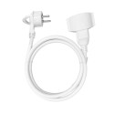 Przedłużacz domowy jednogniazdowy, 1x2P+Z (schuko) 3m,kabel PVC H05VV-F 3x1,5mm?, 230VAC/16A