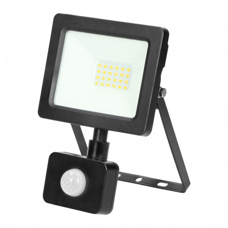 ALLED LED-prožektor 20W PIR-anduriga, 1500lm, IP44, 4000K, Alu+Glass